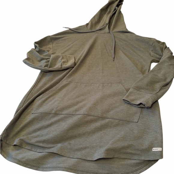 Athletic Works Ladies Dri More Green Heathered Hoodie-Pullover Sweater-Medium - Picture 10 of 12